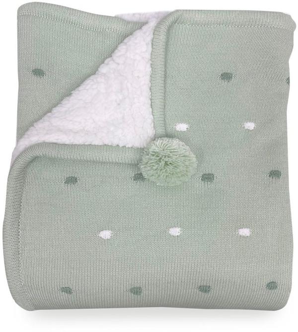 Bubba Confetti Knit Blanket Olive