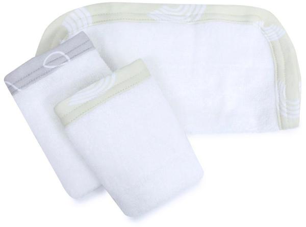 Bubba Nordic Wash Cloths Grey/Sand 3 Pack