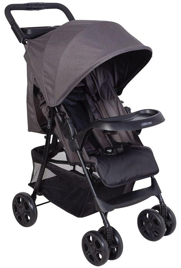 Childcare Aero Stroller - Charcoal/Black Frame