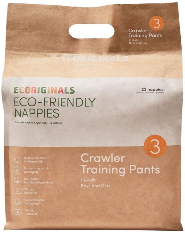 Ecoriginals Nappy Pants Crawler Size 3 - 22 Pack
