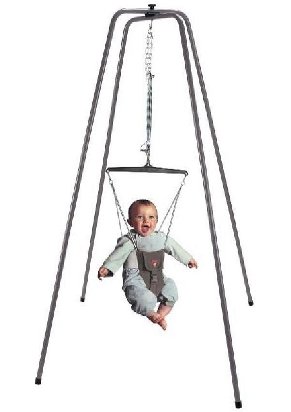 Jolly Jumper Bouncer and Stand Set - Grey