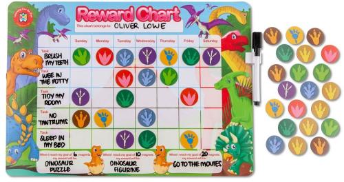 Learning Can be Fun Magnetic Reward Chart Dinosaur