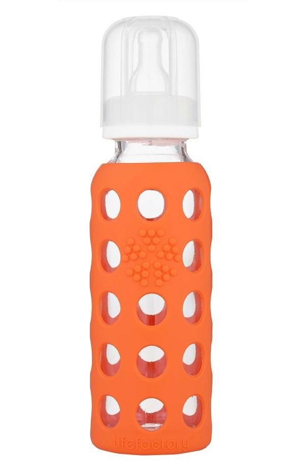 Lifefactory Baby Bottle 265Ml Papaya