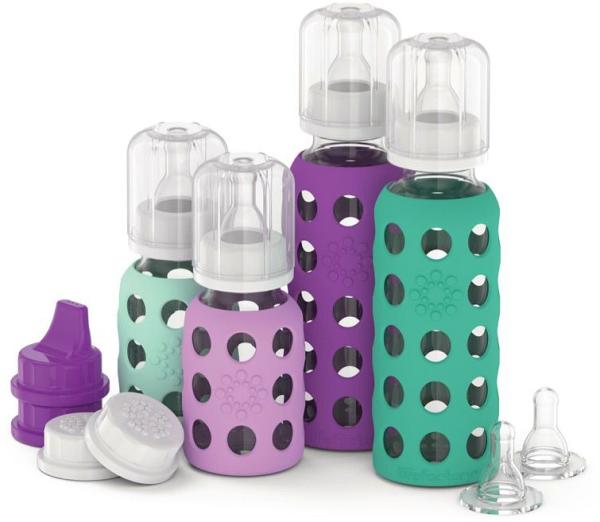 Lifefactory Bottle Starter Set 4Pk Lavender