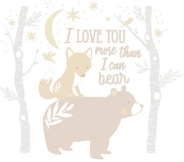 Lolli Living Bosco Bear Wall Decals