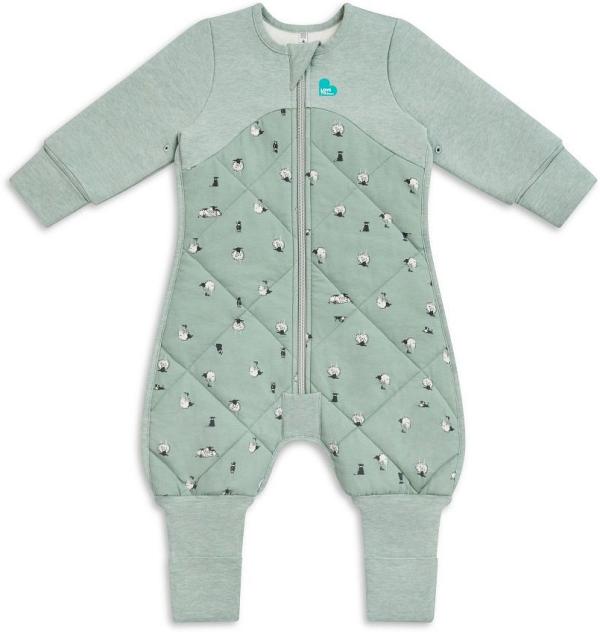 Love To Dream Sleep Suit Cotton & Merino Wool 2.5 Tog Olive Size 12-24 Months