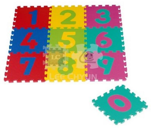 Foam Mats Number Puzzle 10 Piece