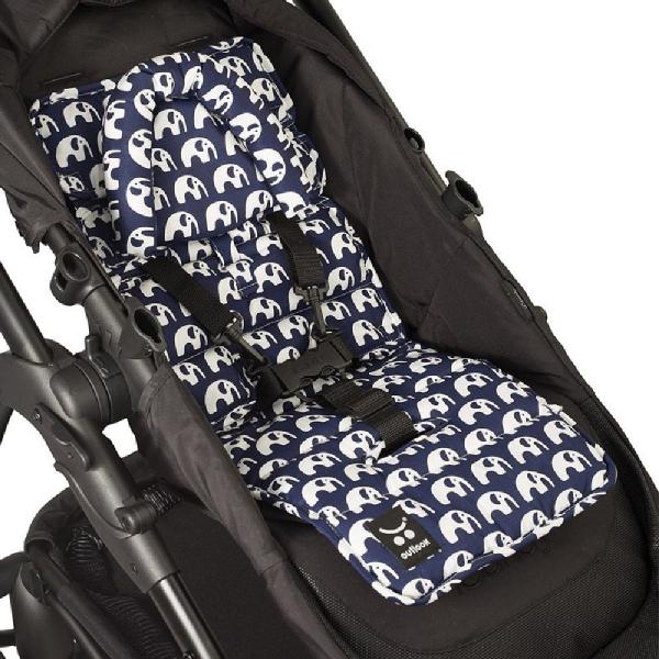 Outlook Mini Liner With Head Support Navy Elephant