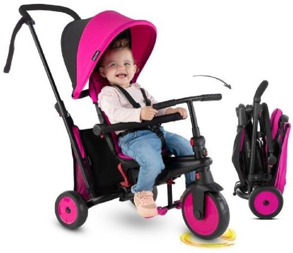 SmarTrike STR3 Plus 6 in 1 Folding Trike - Pink