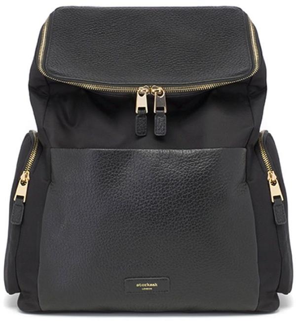 Storksak Alyssa Nappy Bag - Black & Gold