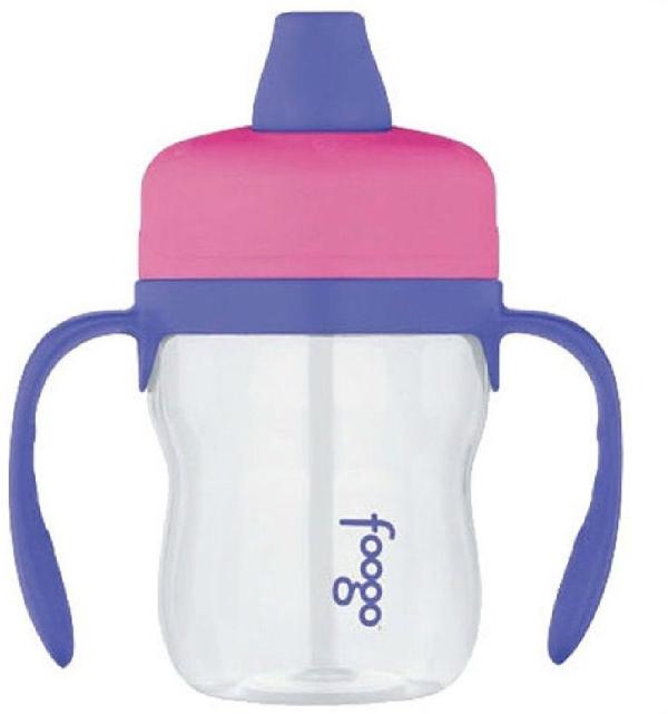 Thermos Foogo Tritan Soft Spout Sippy Cup with Handles - Pink - 235ml