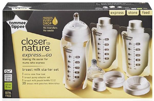 Tommee Tippee Closer To Nature Express & Go Starter Kit