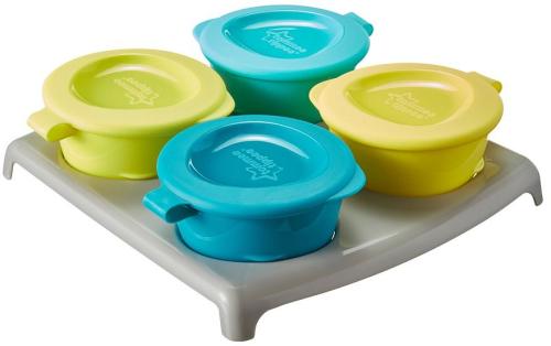 Tommee Tippee Freezer Pots And Tray 4 Pack