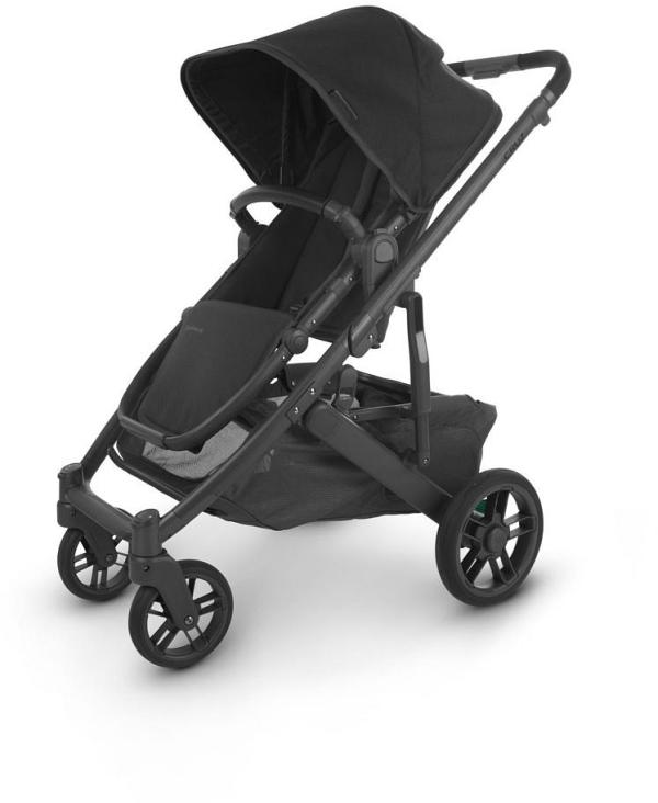 UPPAbaby Cruz V2 Pram - Black / Carbon / Black Leather (Jake)