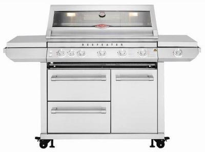 Beefeater 7000 Premium 5 Burner BBQ with side Burner & Trolley