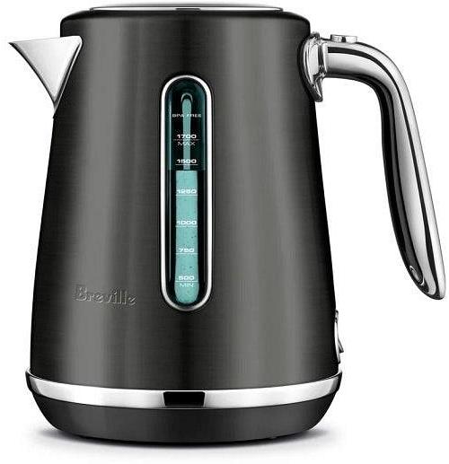 Breville The Soft Top Luxe 1.7 Litre Kettle - Black Stainless Steel