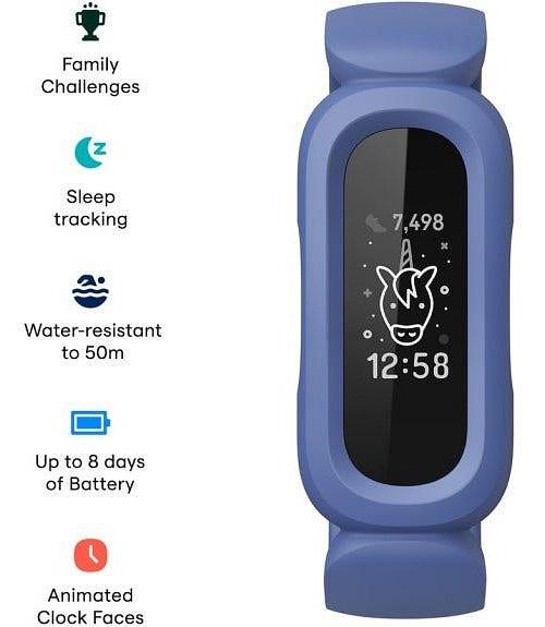 Fitbit Ace 3 Kids Activity Tracker - Cosmic Blue