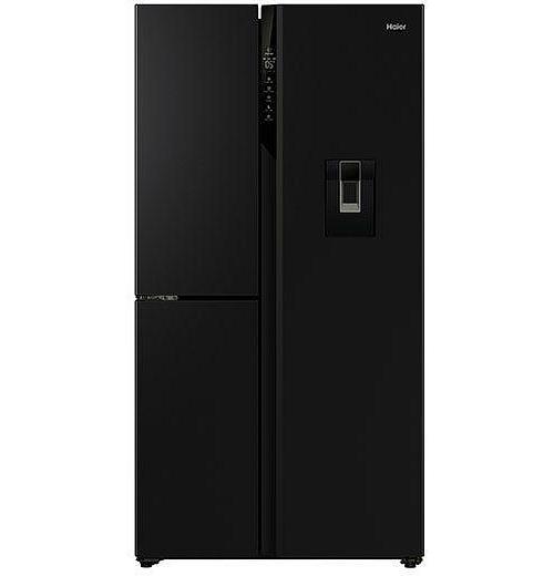 Haier 575 Litre S+ 3 Door Refrigerator Freezer with Water Dispenser - Black