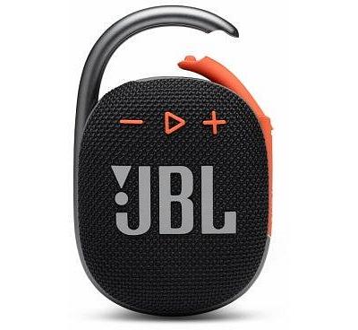 JBL Clip 4 Bluetooth Speaker - Black & Orange