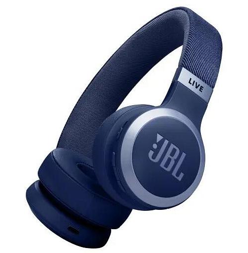 JBL Live 670 On-Ear BT ANC Headphones - Blue