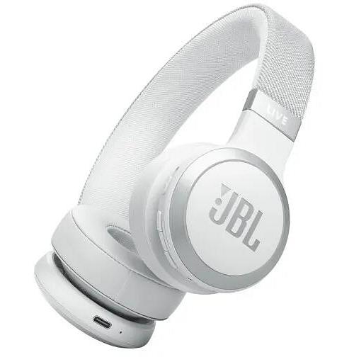 JBL Live 670 On-Ear BT ANC Headphones - White