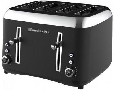 Russell Hobbs Addison 4 Slice Toaster - Matte Black