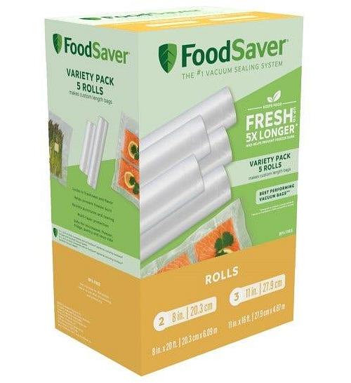 Sunbeam FoodSaver Variety Rolls 5 Pack