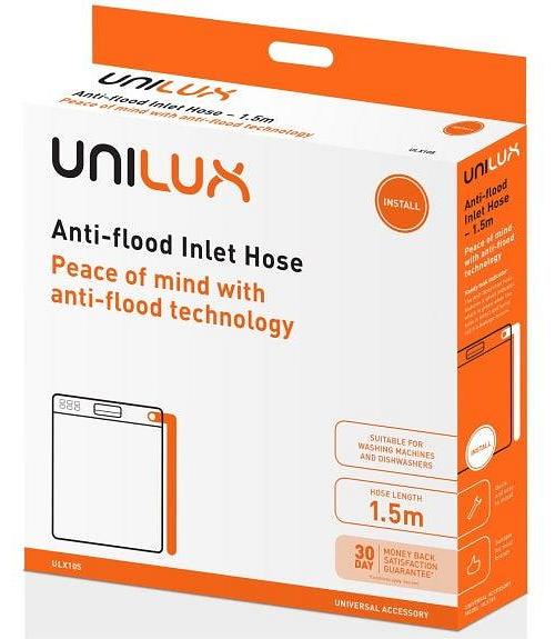 Unilux 1.5m Dishwasher Anti-Flood Inlet Hose