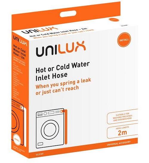 Unilux 2m Hot or Cold Water Inlet Hose