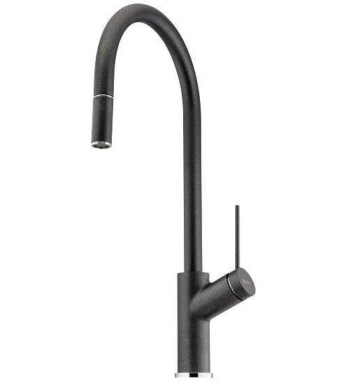 Oliveri Vilo Pull Out Sink Mixer Tap  Santorini Black