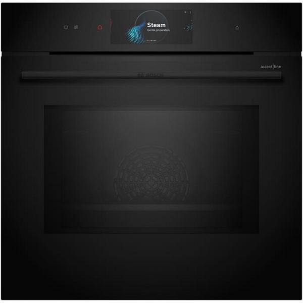 Bosch 60cm Accent Line Multifunction Pyrolytic oven with Microwave & added steam - TFT Touch display Pro HNG978QB1A