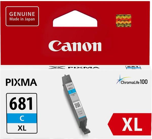 Canon 681 XL Cyan Ink Cartridge CLI681XLC