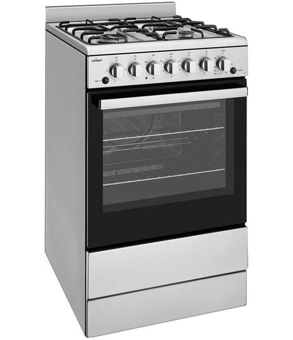 Chef 54cm Gas Freestanding Oven CFG504SBLP