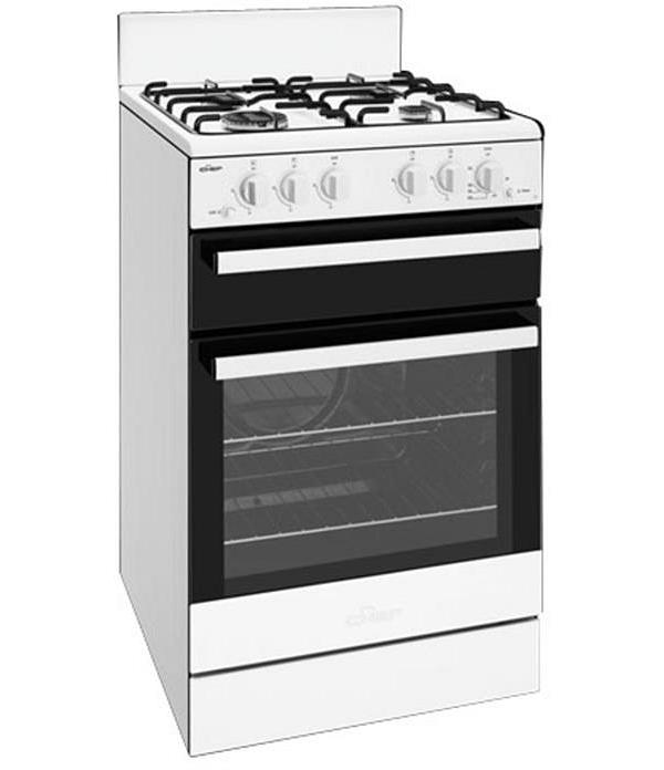 Chef 54cm NGas Freestanding Cooker CFG503WBNG
