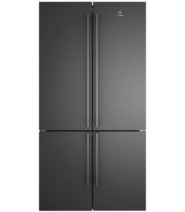 Electrolux 562L UltimateTaste 700 french door refrigerator, matte black EQE5607BA