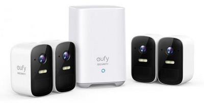 Eufy eufyCam 2C 2K Wireless Home Security System (4 Pack) T8863CD1