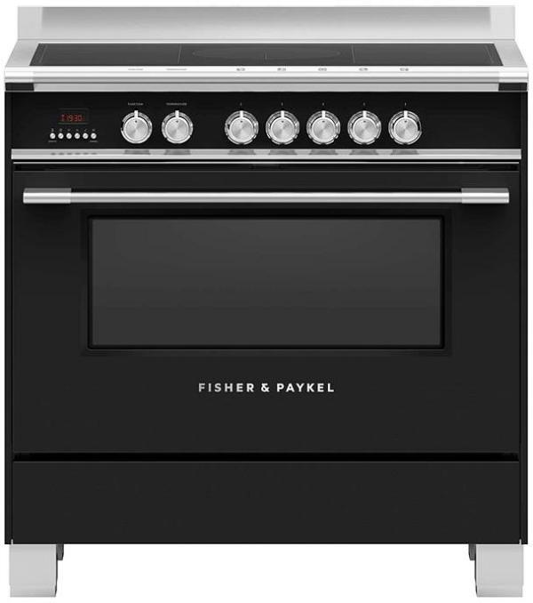 Fisher & Paykel Series 7 Freestanding Cooker, Induction, 90cm, 5 Zones with SmartZone OR90SCI4B1