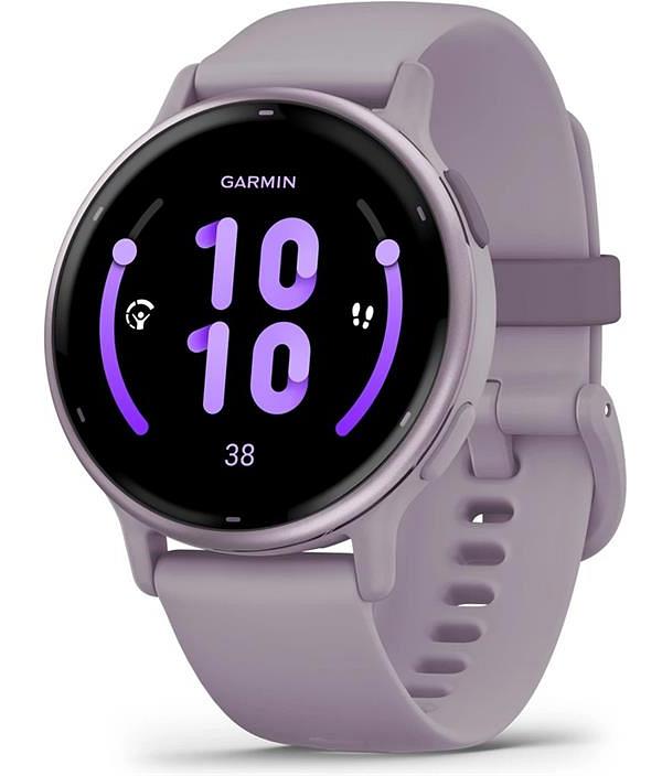 Garmin vívoactive 5 Metallic orchid Aluminium bezel with orchid case and silicone band 010-02862-13