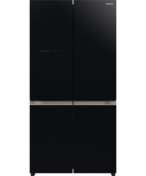 Hitachi 638L French Door Inverter Fridge - Black Glass RWB640VT0GBK