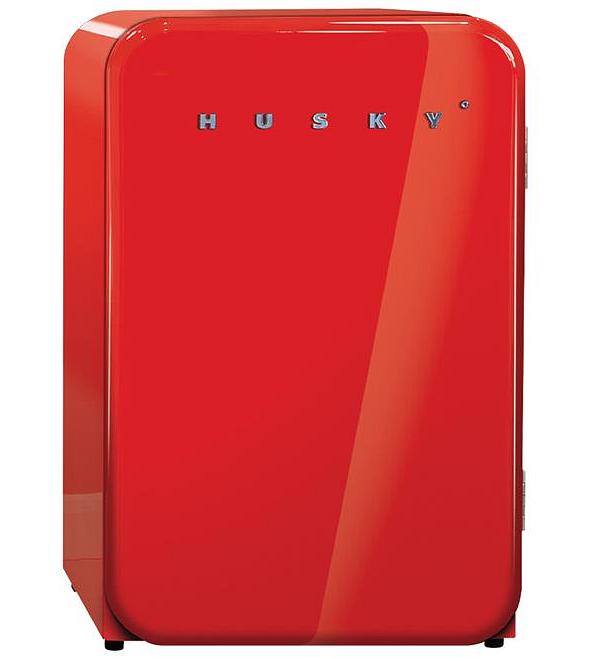 Husky 112L Retro Style Bar Fridge - Red HUSRETRO112RED