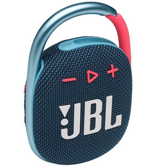 JBL Clip 4 Ultra-portable Waterproof SpeakerBlue/Pink JBLCLIP4BLUP