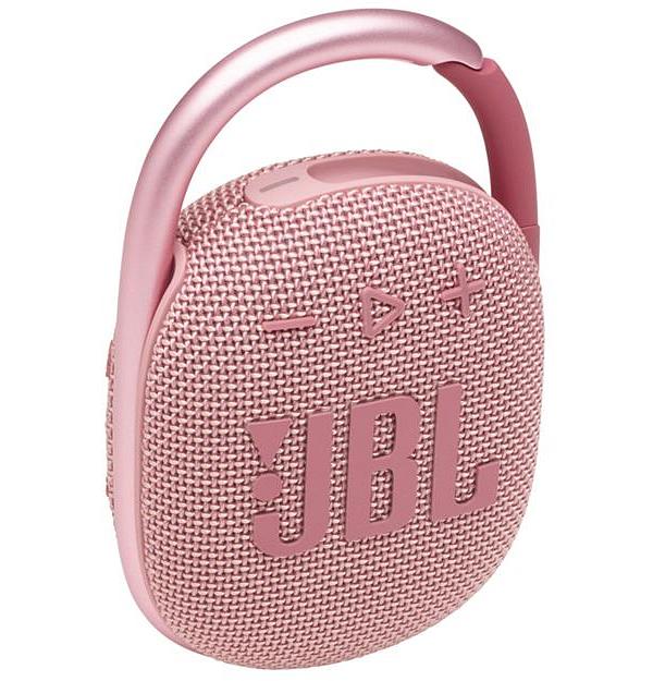 JBL Clip 4 Ultra-portable Waterproof SpeakerPink JBLCLIP4PINK