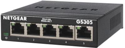 Netgear 5-Port Gigabit Ethernet SOHO Unmanaged Switch GS305-300AUS