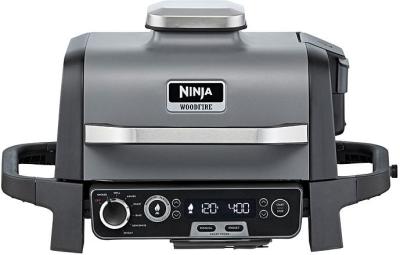 Ninja Outdoor Woodfire Electric BBQ Grill & Smoker with Smart Probe OG751