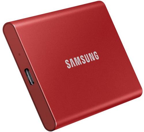 Samsung 1TB Portable SSD T7 USB3.2Metallic Red MU-PC1T0R