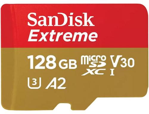 Sandisk 128GB Extreme® microSDXC™ UHS-I CARD SQXAA128GGN6MA