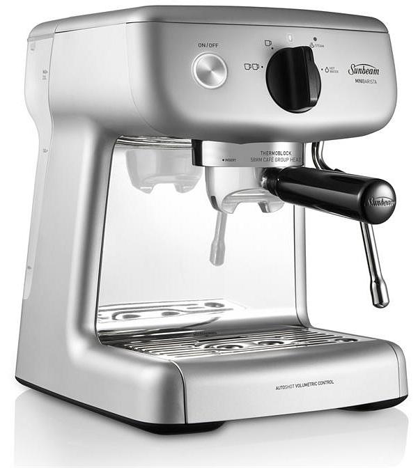 Sunbeam Mini Barista Espresso Machine Silver EM4300S