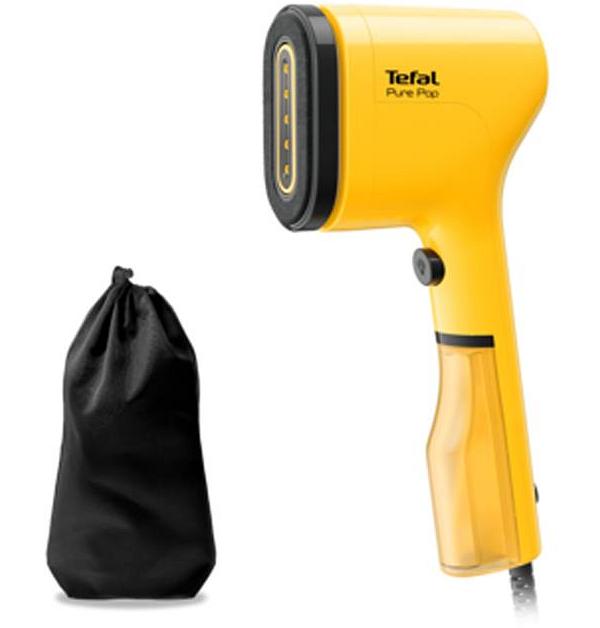 Tefal Pure Pop Handheld Garment Steamer, Sunshine Yellow DT2026