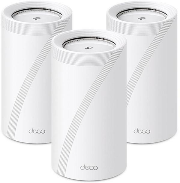 TP-Link BE22000 Whole Home Mesh Wi-Fi 7 System(Tri-Band) - 3-Pack DECO-BE85-3PK