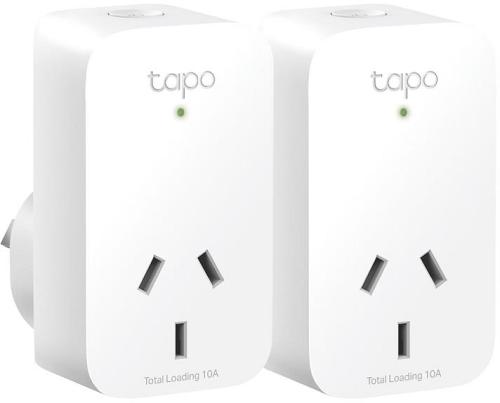 tp-link Tapo Mini Smart Wi-Fi Socket - 2 Pack P100-2